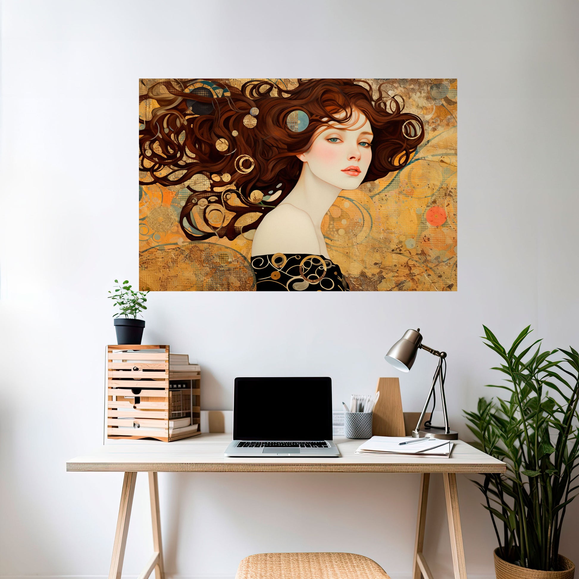 Affiche horizontale autocollante « LOST IN THOUGHT »