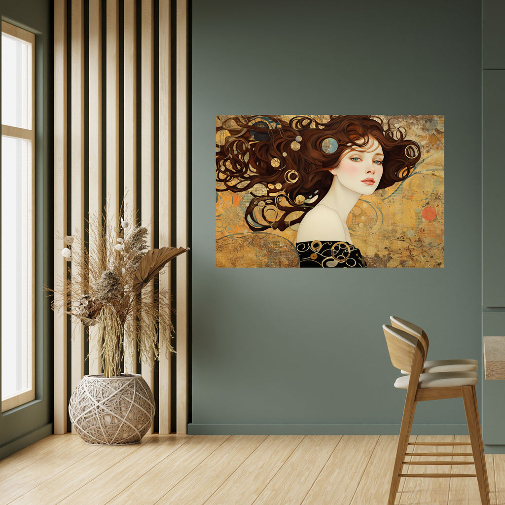 Affiche horizontale autocollante « LOST IN THOUGHT »