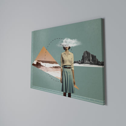 RETRO RESONANCE Horizontal Canvas Print