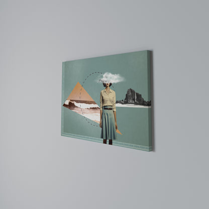 RETRO RESONANCE Horizontal Canvas Print