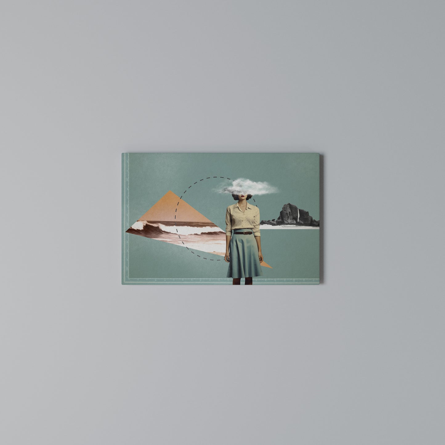RETRO RESONANCE Horizontal Canvas Print