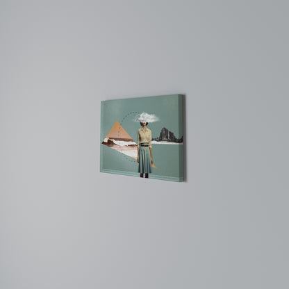 RETRO RESONANCE Horizontal Canvas Print