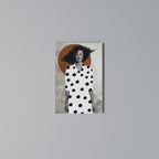 CLASSIC COOL DOTS Vertical Canvas Print