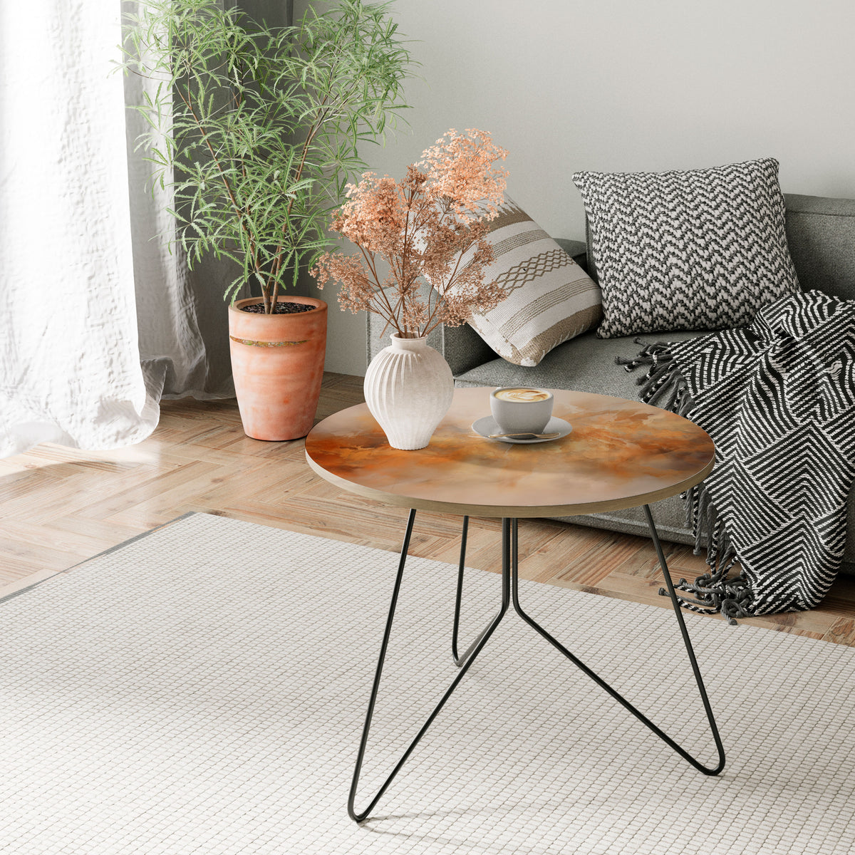 AMBER WHISPERS Coffee Table