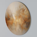 AMBER WHISPERS Round Wall Art