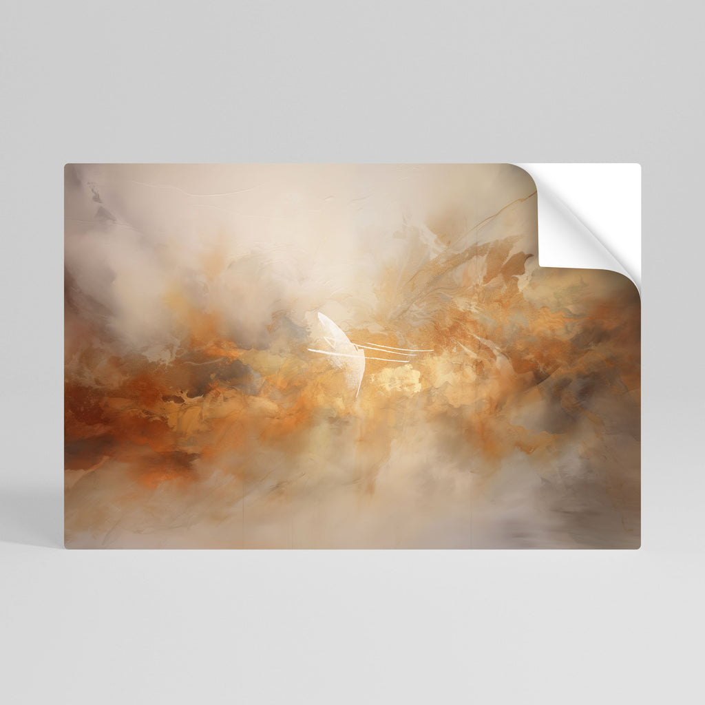 Affiche horizontale autocollante « AMBER WHISPERS »