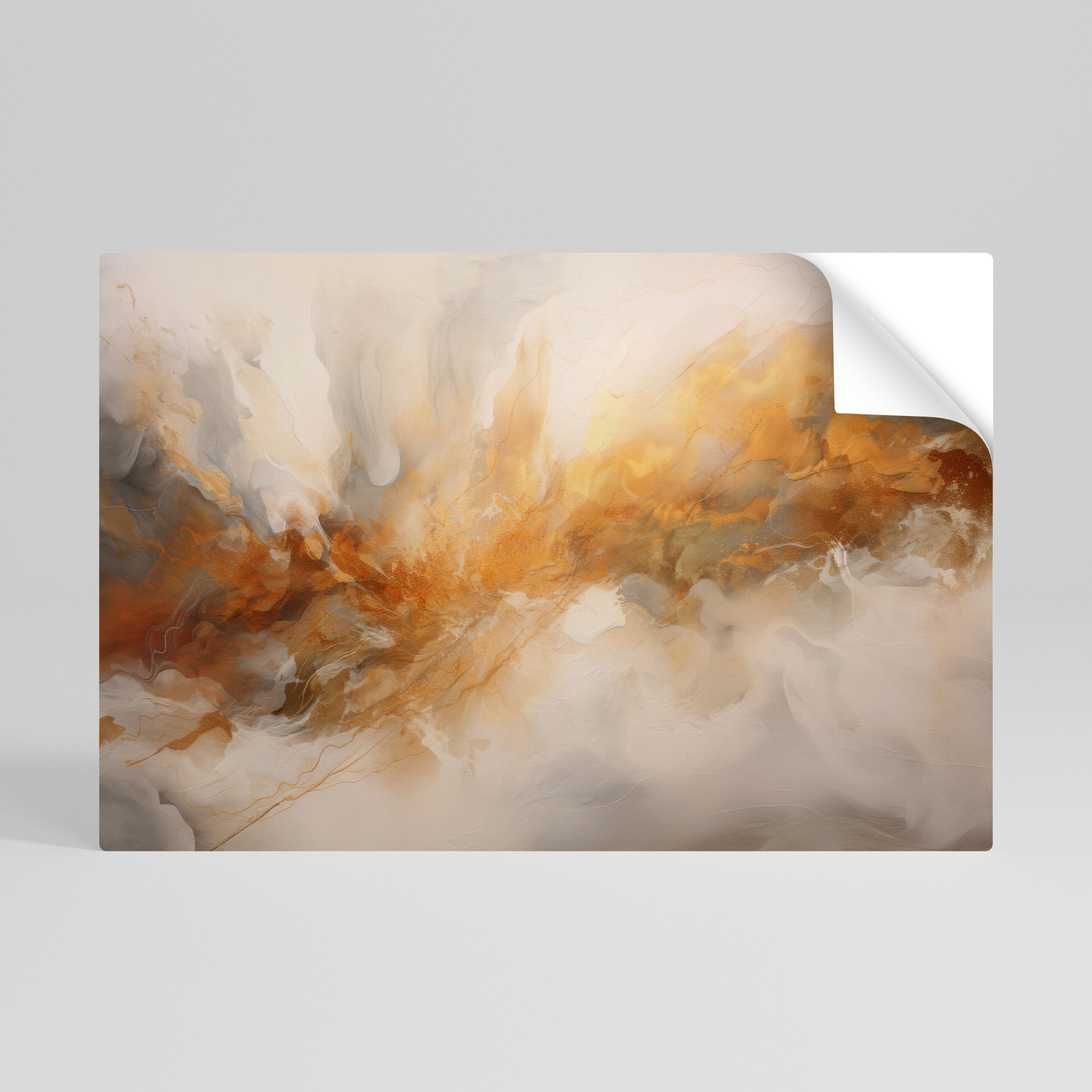 MOLTEN MELODIES Peel and Stick Horizontal Poster