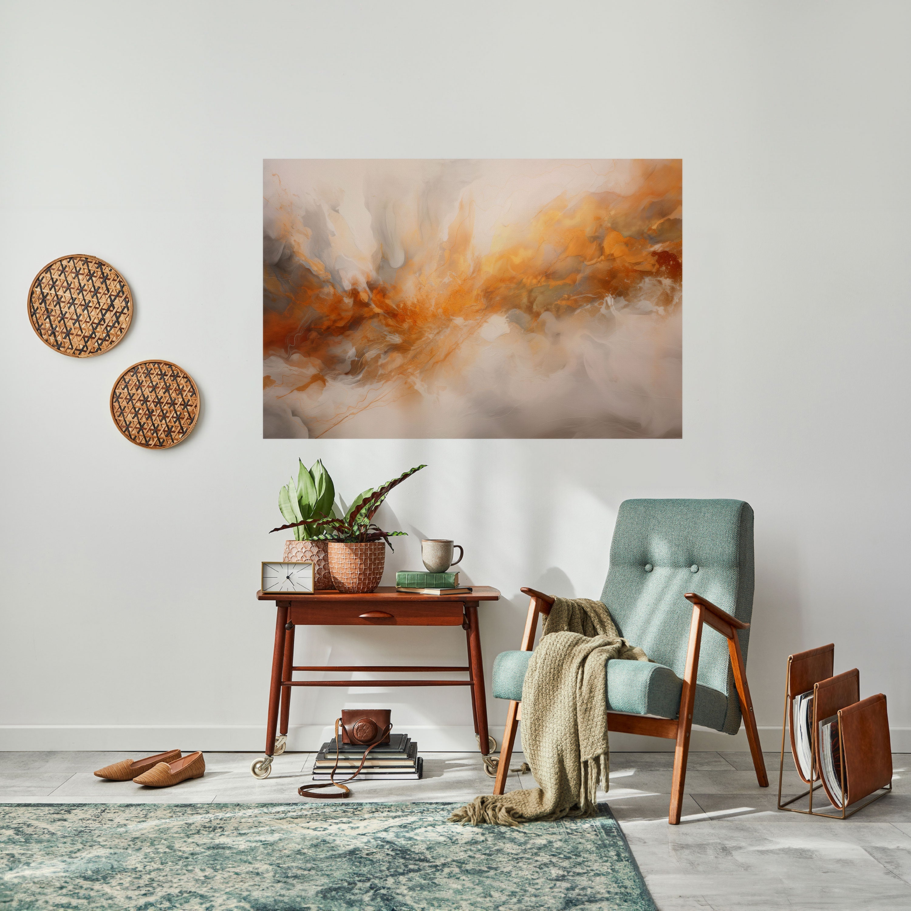 Affiche horizontale autocollante MOLTEN MELODIES