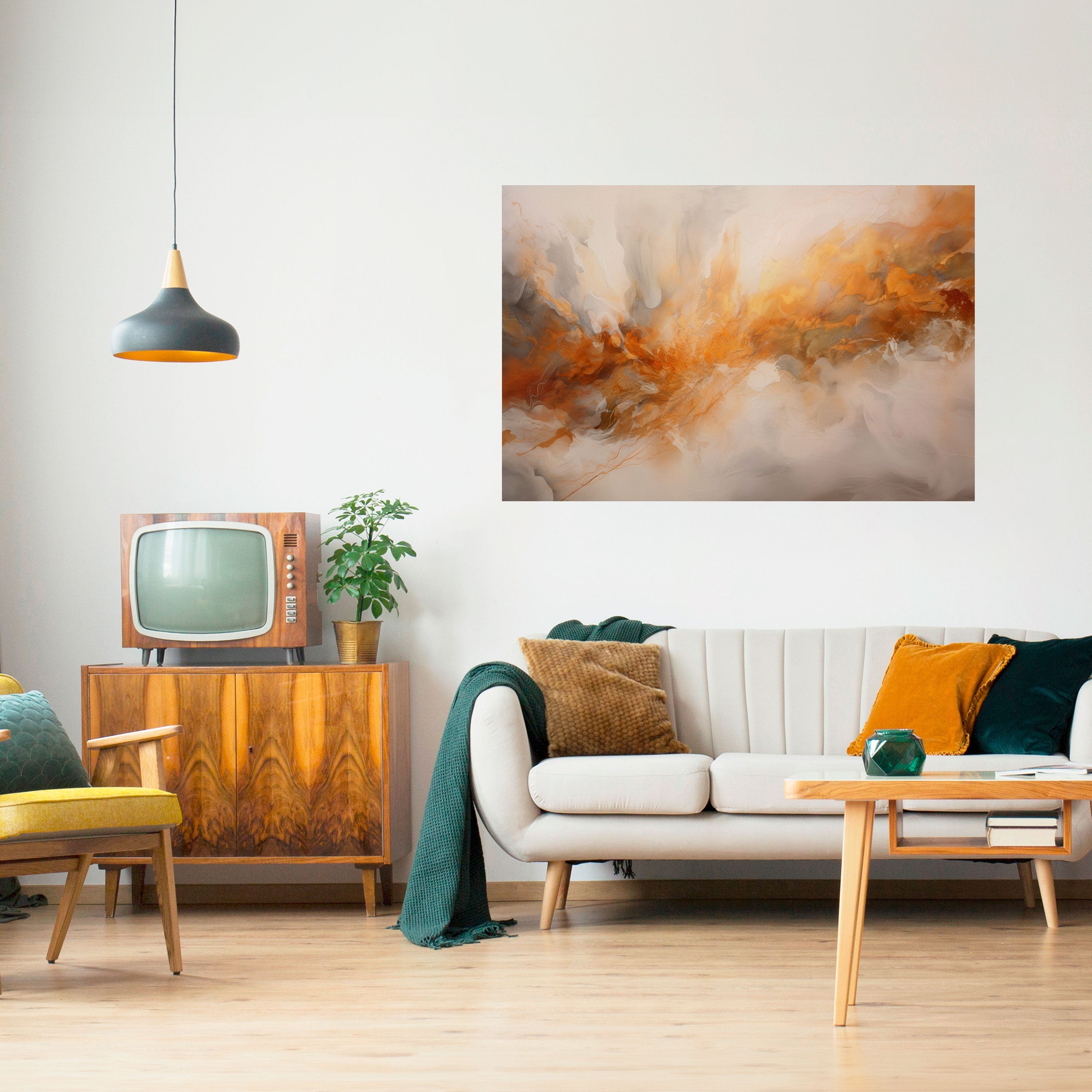 Affiche horizontale autocollante MOLTEN MELODIES