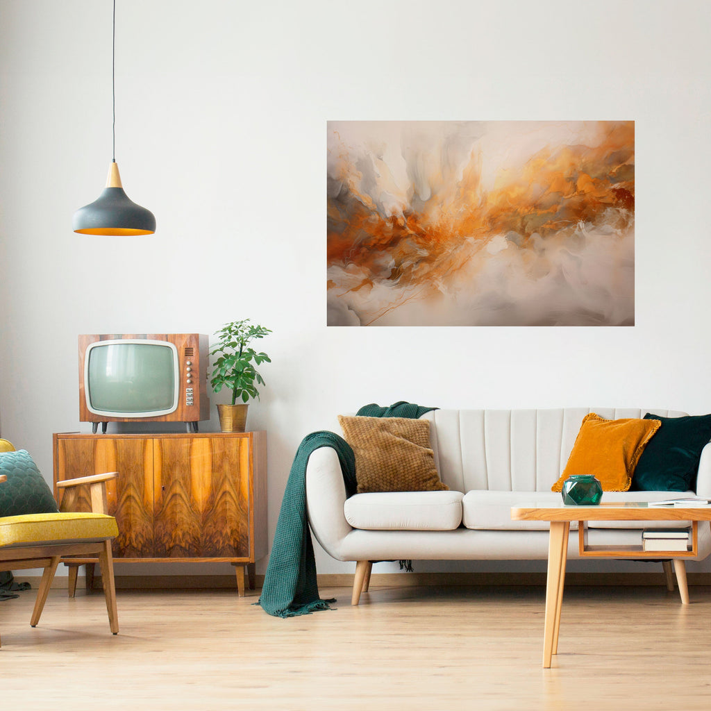 Affiche horizontale autocollante MOLTEN MELODIES