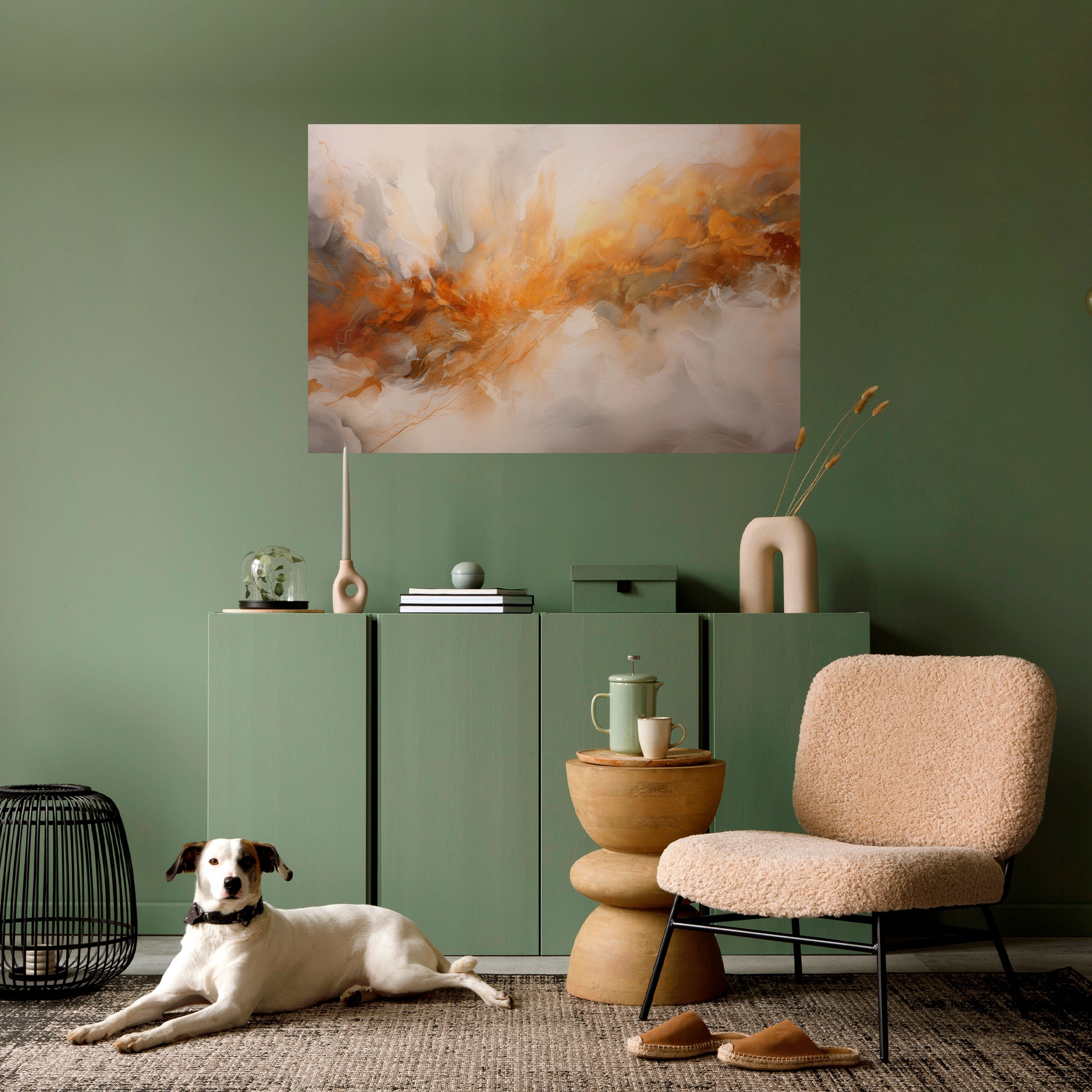 Affiche horizontale autocollante MOLTEN MELODIES