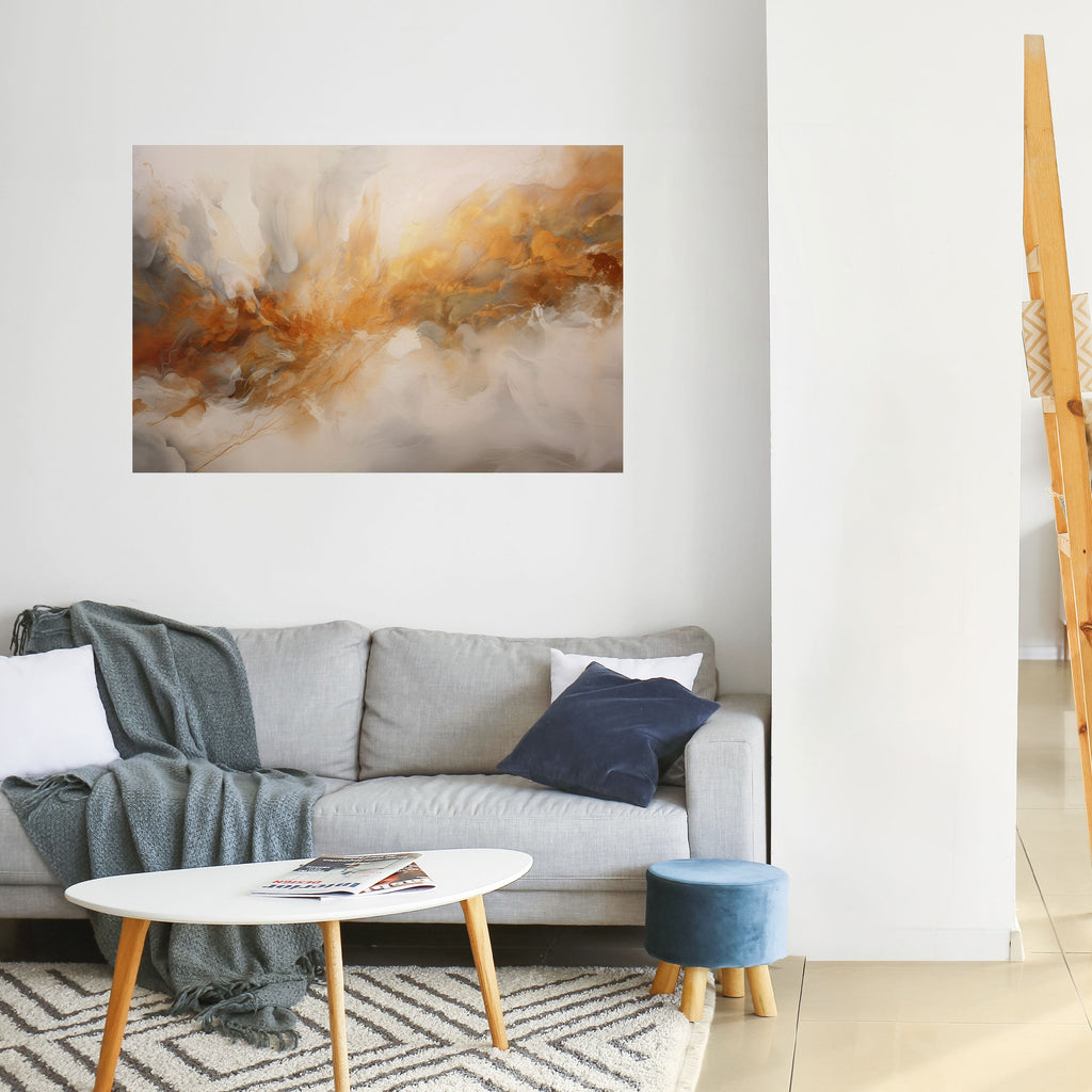 Affiche horizontale autocollante MOLTEN MELODIES