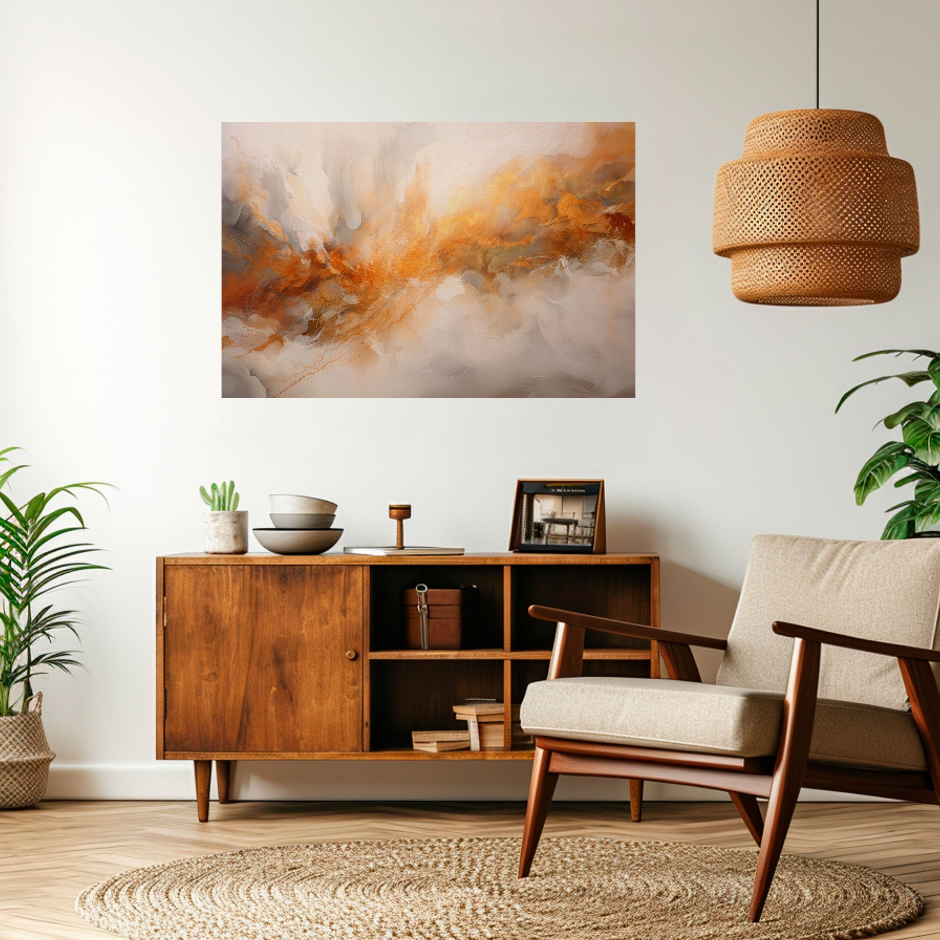 Affiche horizontale autocollante MOLTEN MELODIES