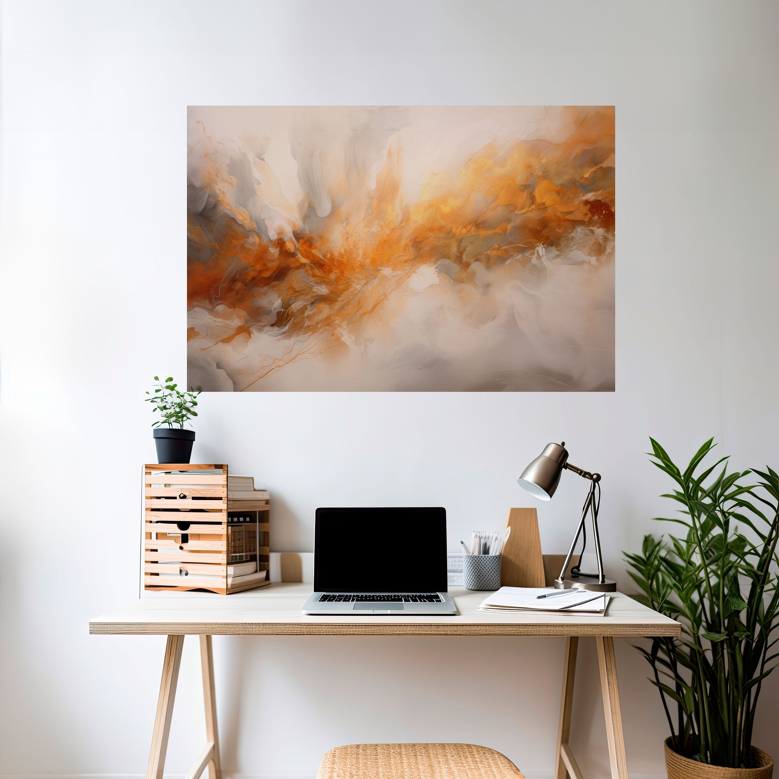 Affiche horizontale autocollante MOLTEN MELODIES