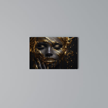 GOLDEN GODDESS Horizontal Canvas Print