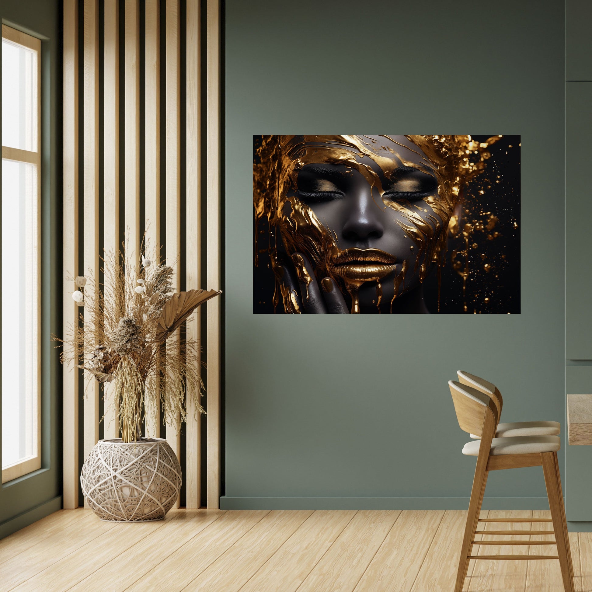 Affiche horizontale autocollante GOLDEN GODDESS