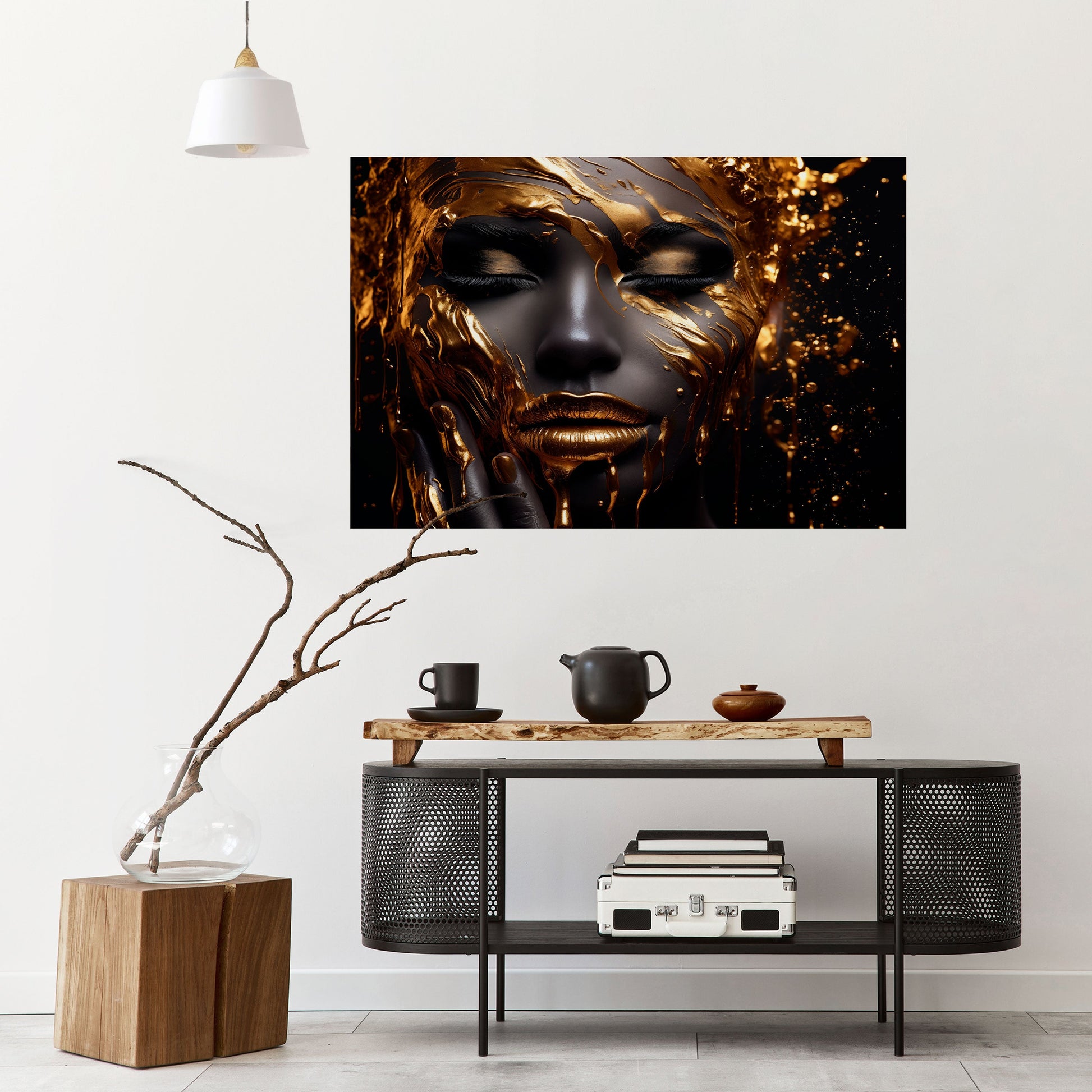 Affiche horizontale autocollante GOLDEN GODDESS