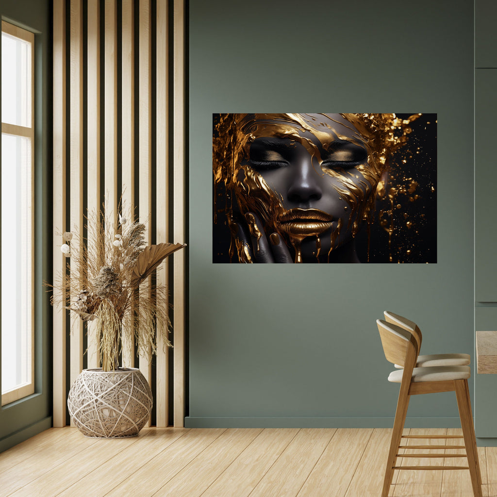 Affiche horizontale autocollante GOLDEN GODDESS