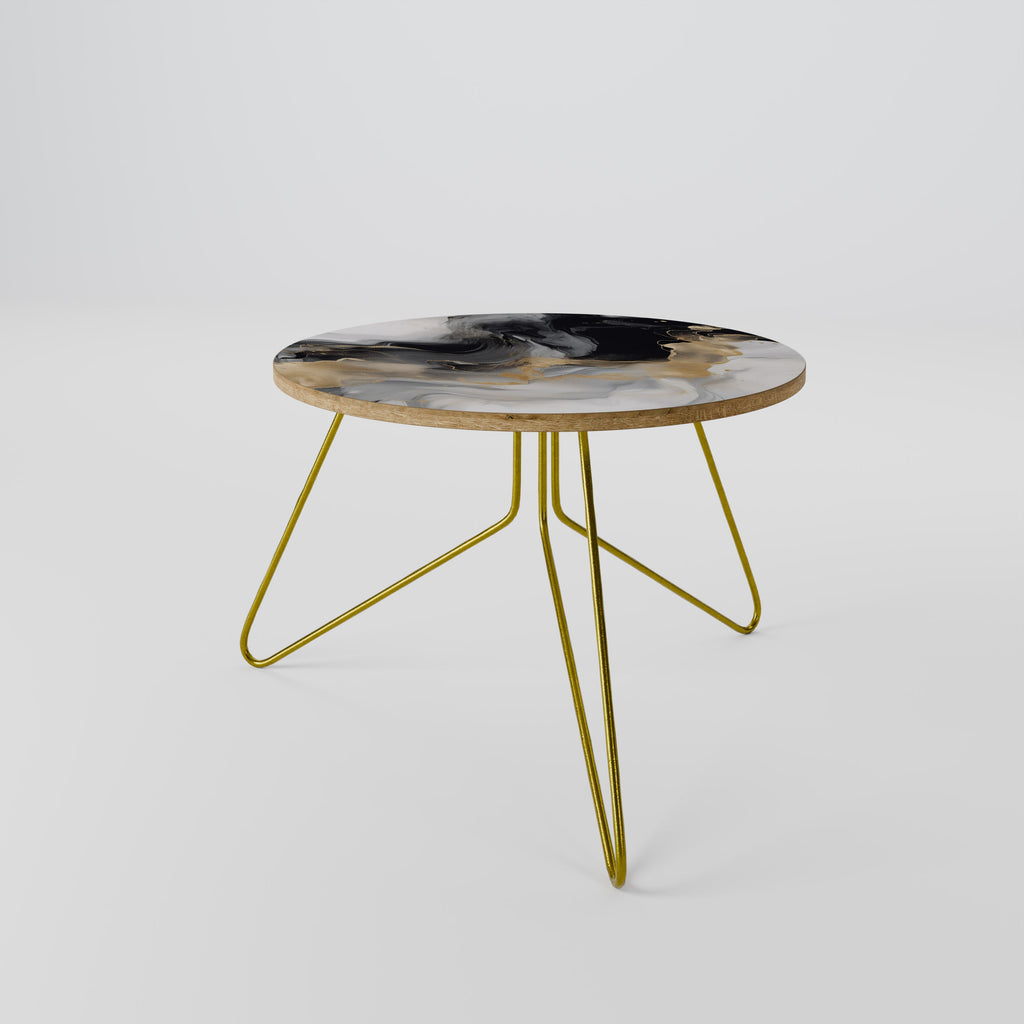 Table basse CONFLUENCE NOIR ET BLANC 60