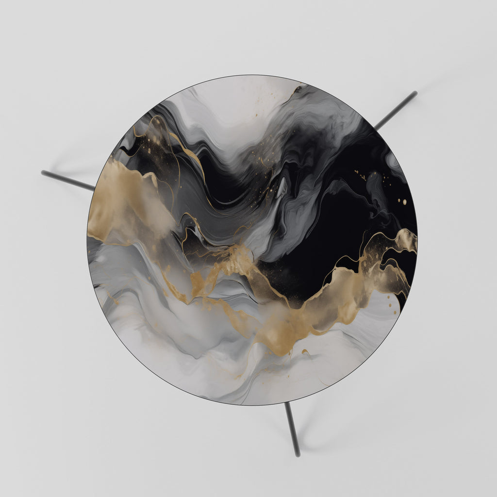 Table basse CONFLUENCE NOIR ET BLANC 60