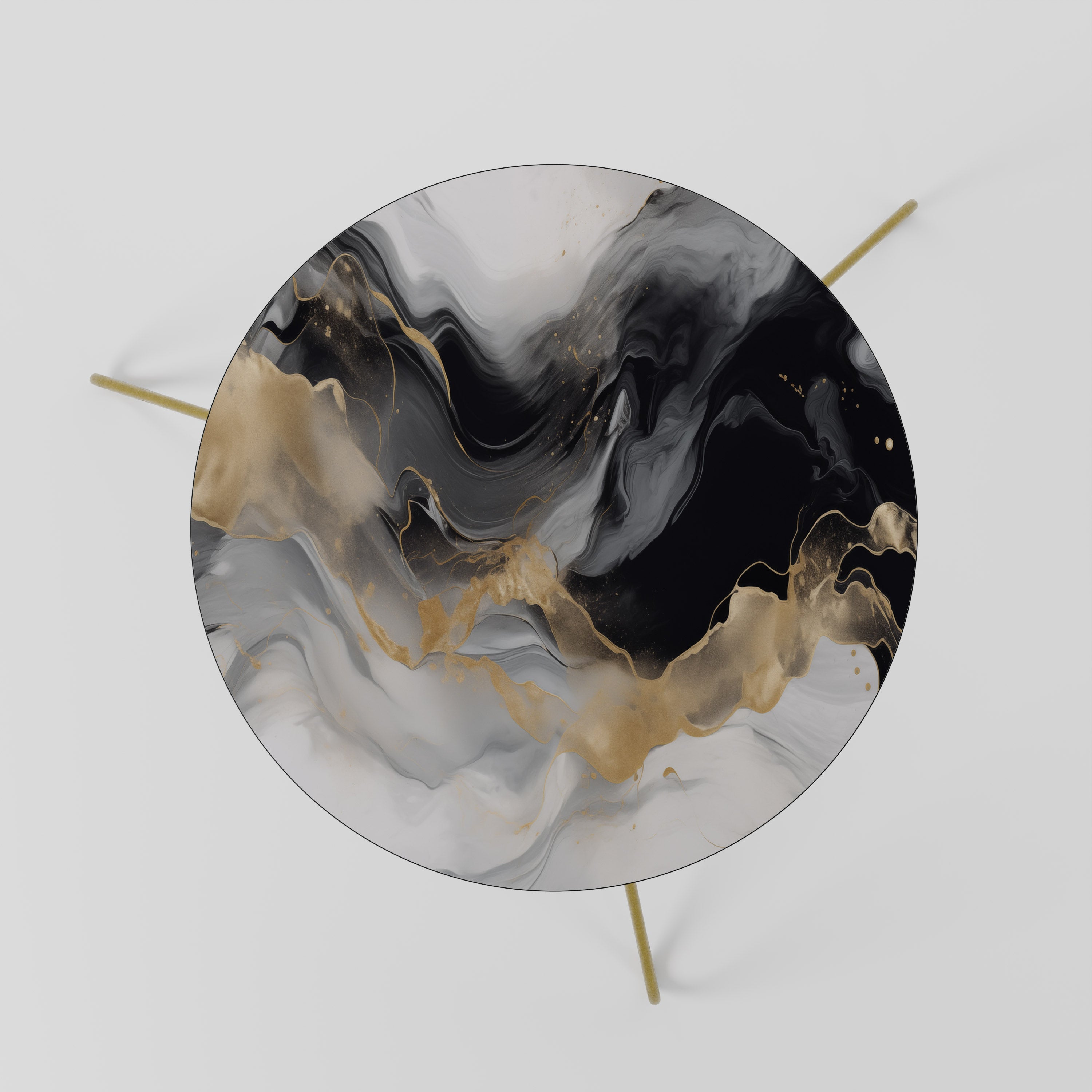 Table basse CONFLUENCE NOIR ET BLANC 60