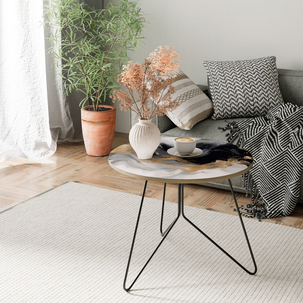 Table basse CONFLUENCE NOIR ET BLANC 69