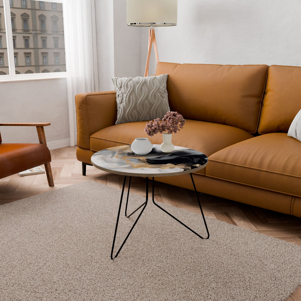 Table basse CONFLUENCE NOIR ET BLANC 69