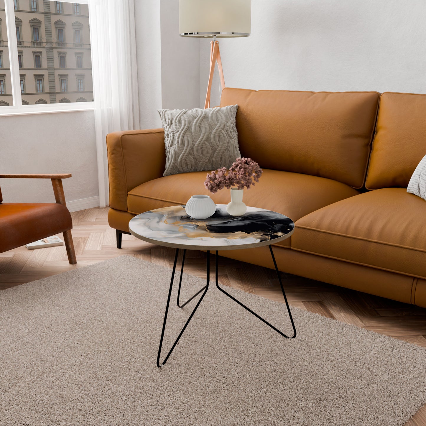 BLACK AND WHITE CONFLUENCE Coffee Table