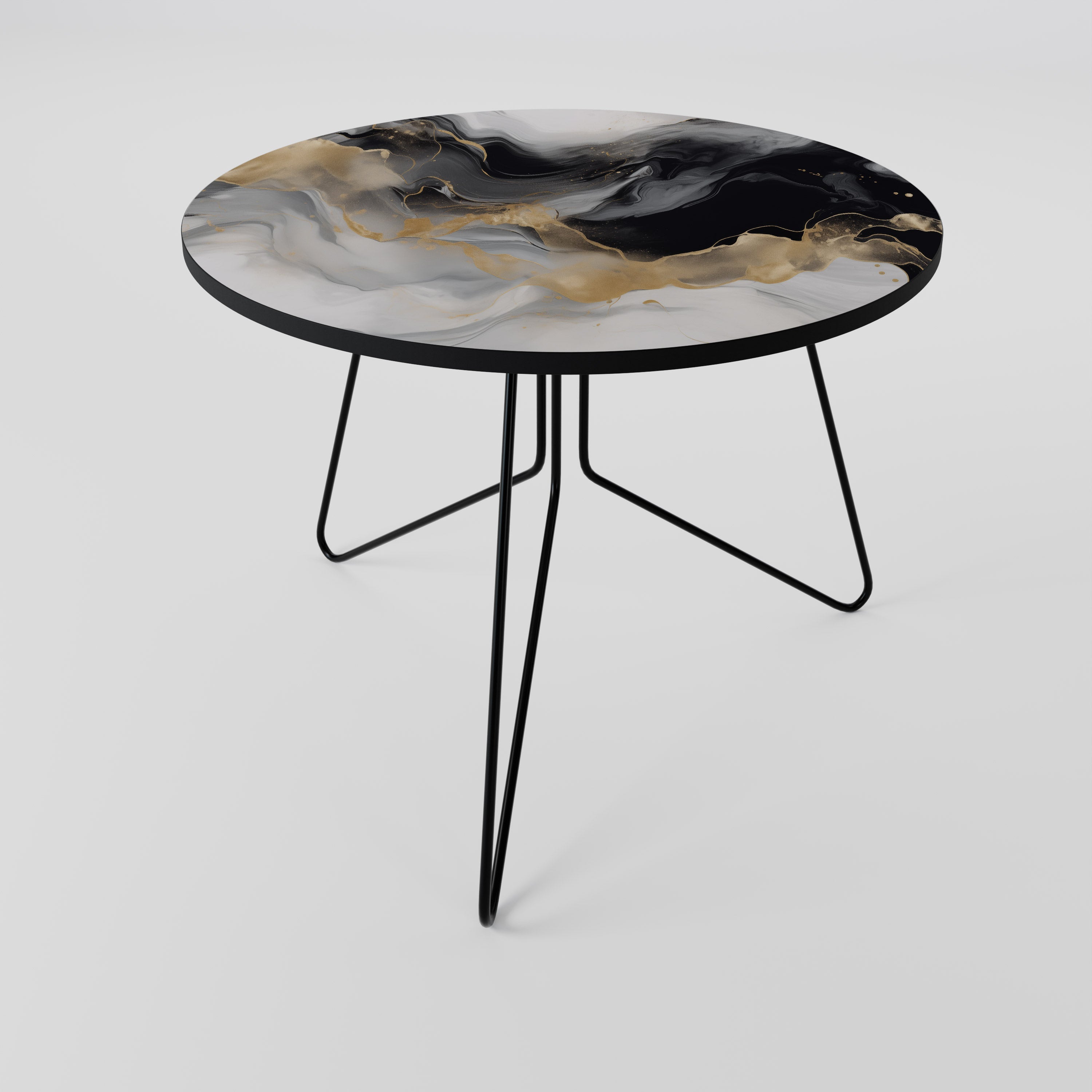 Table basse CONFLUENCE NOIR ET BLANC 69