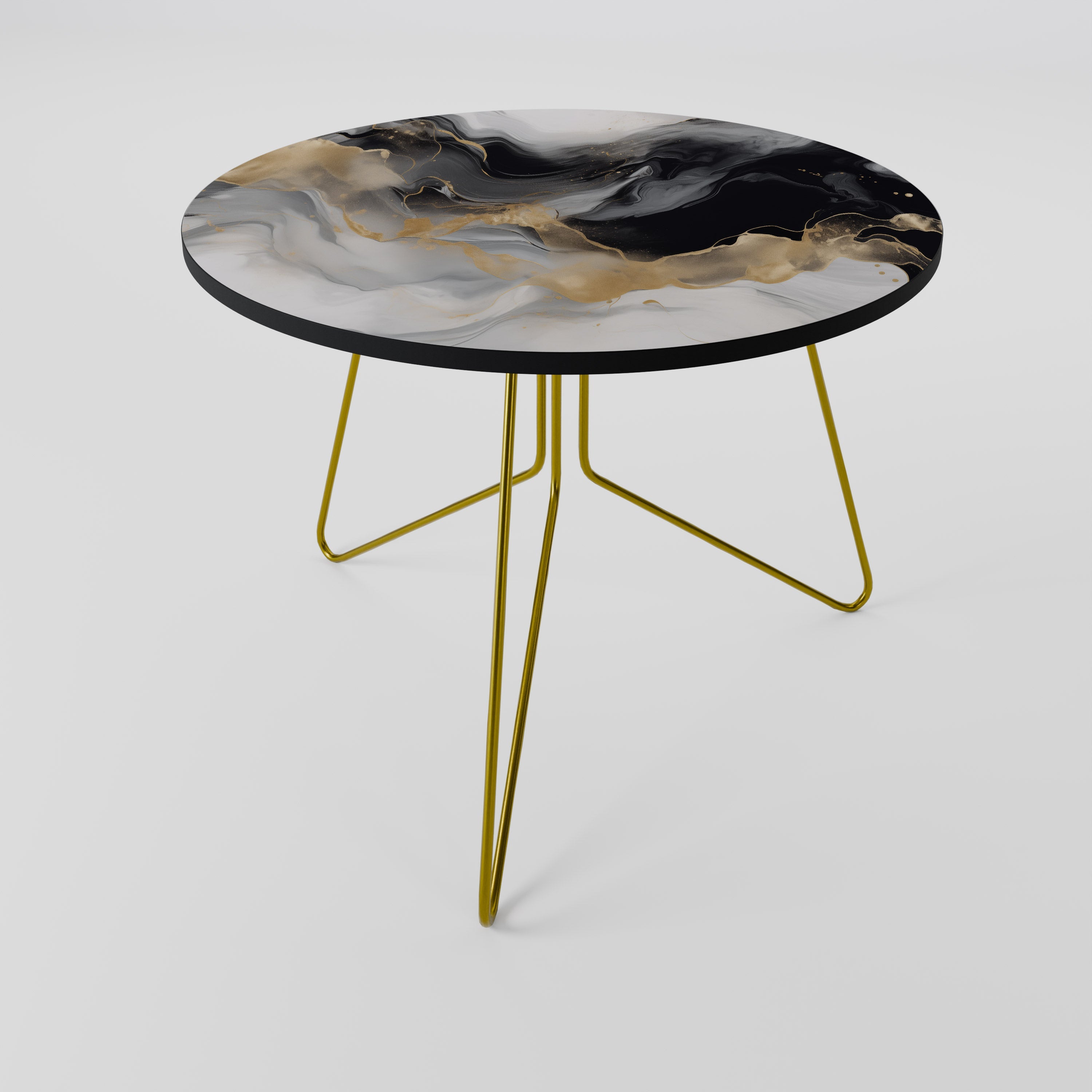 Table basse CONFLUENCE NOIR ET BLANC 69