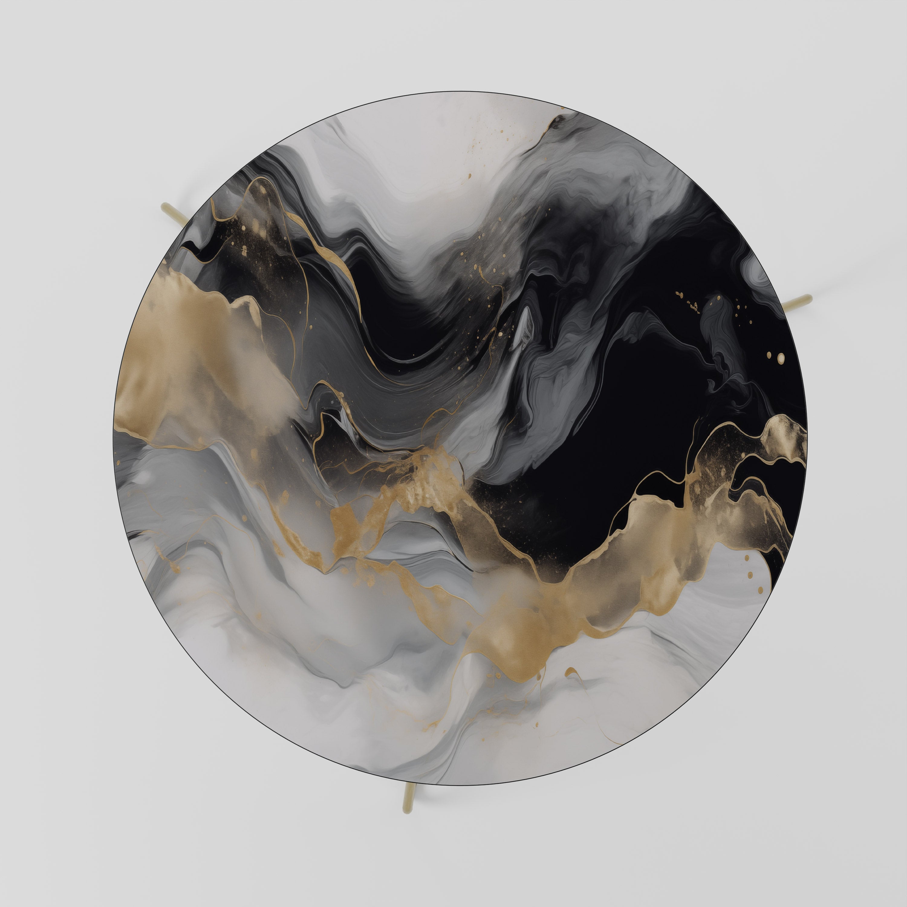 Table basse CONFLUENCE NOIR ET BLANC 69