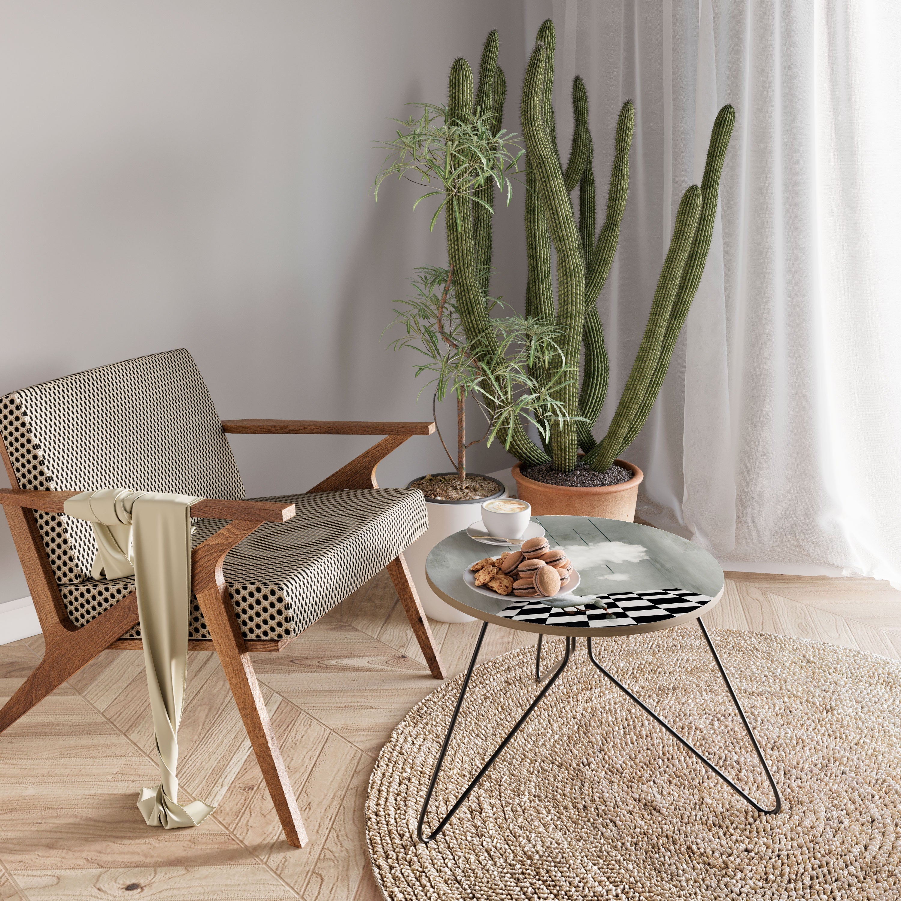 Table basse CHESS CLOUD SWAN 60