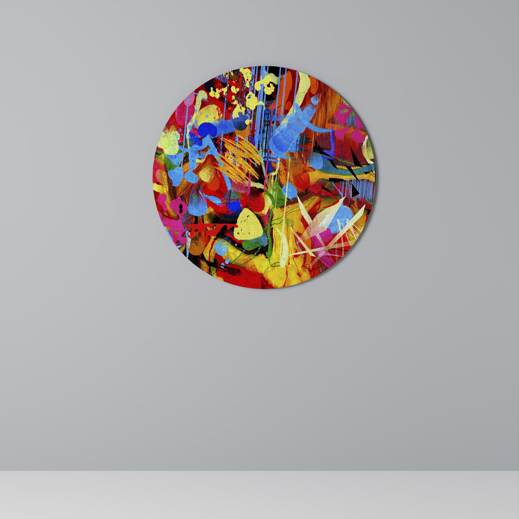 Abstract RHAPSODY Art mural rond