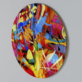 ABSTRACT RHAPSODY Round Wall Art