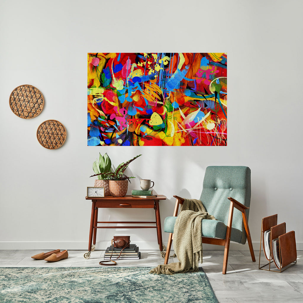 Affiche horizontale autocollante « ABSTRACT RHAPSODY »