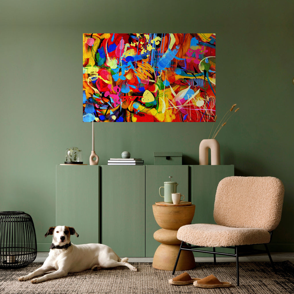 Affiche horizontale autocollante « ABSTRACT RHAPSODY »