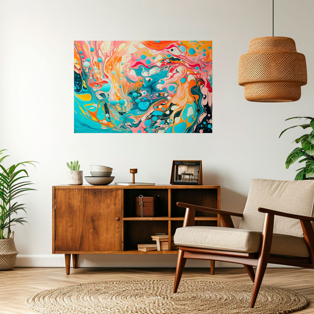 Affiche horizontale autocollante ARTISTIC ALCHEMY