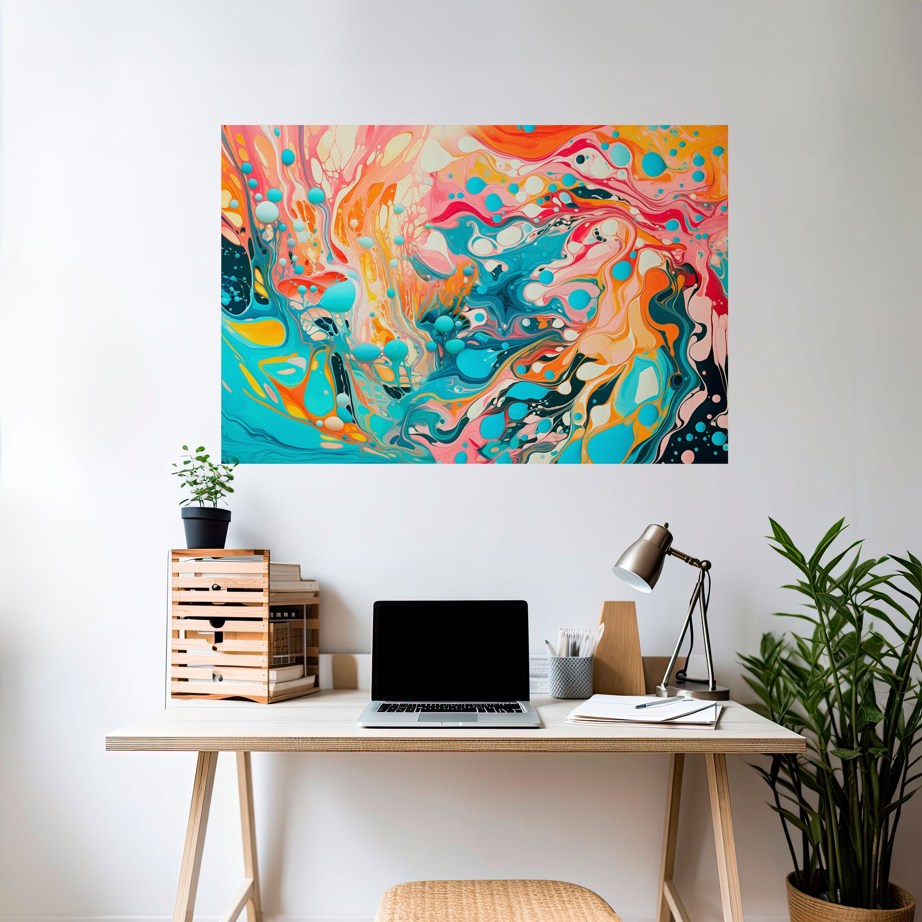 Affiche horizontale autocollante ARTISTIC ALCHEMY