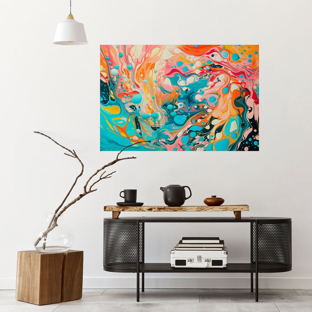 Affiche horizontale autocollante ARTISTIC ALCHEMY