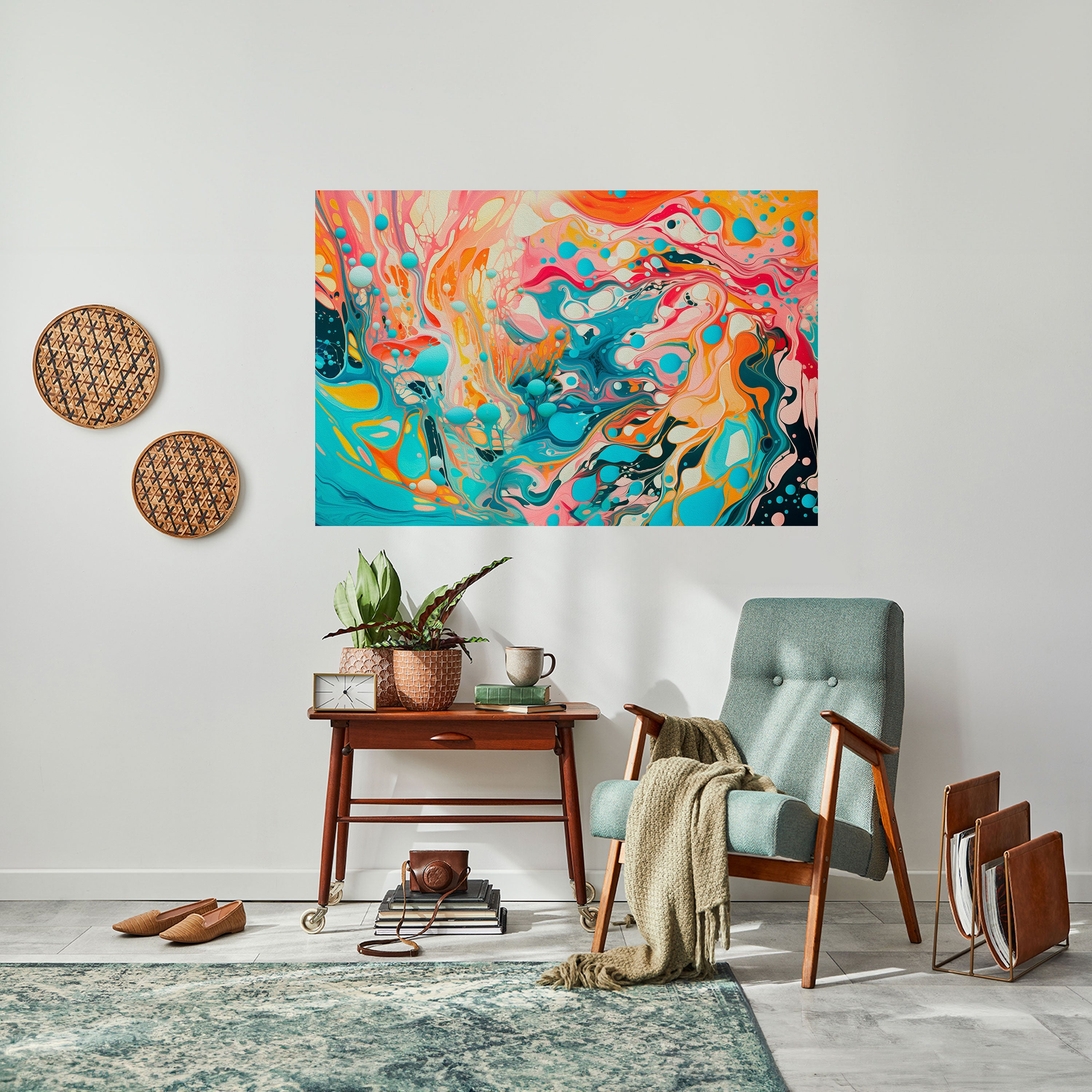 Affiche horizontale autocollante ARTISTIC ALCHEMY