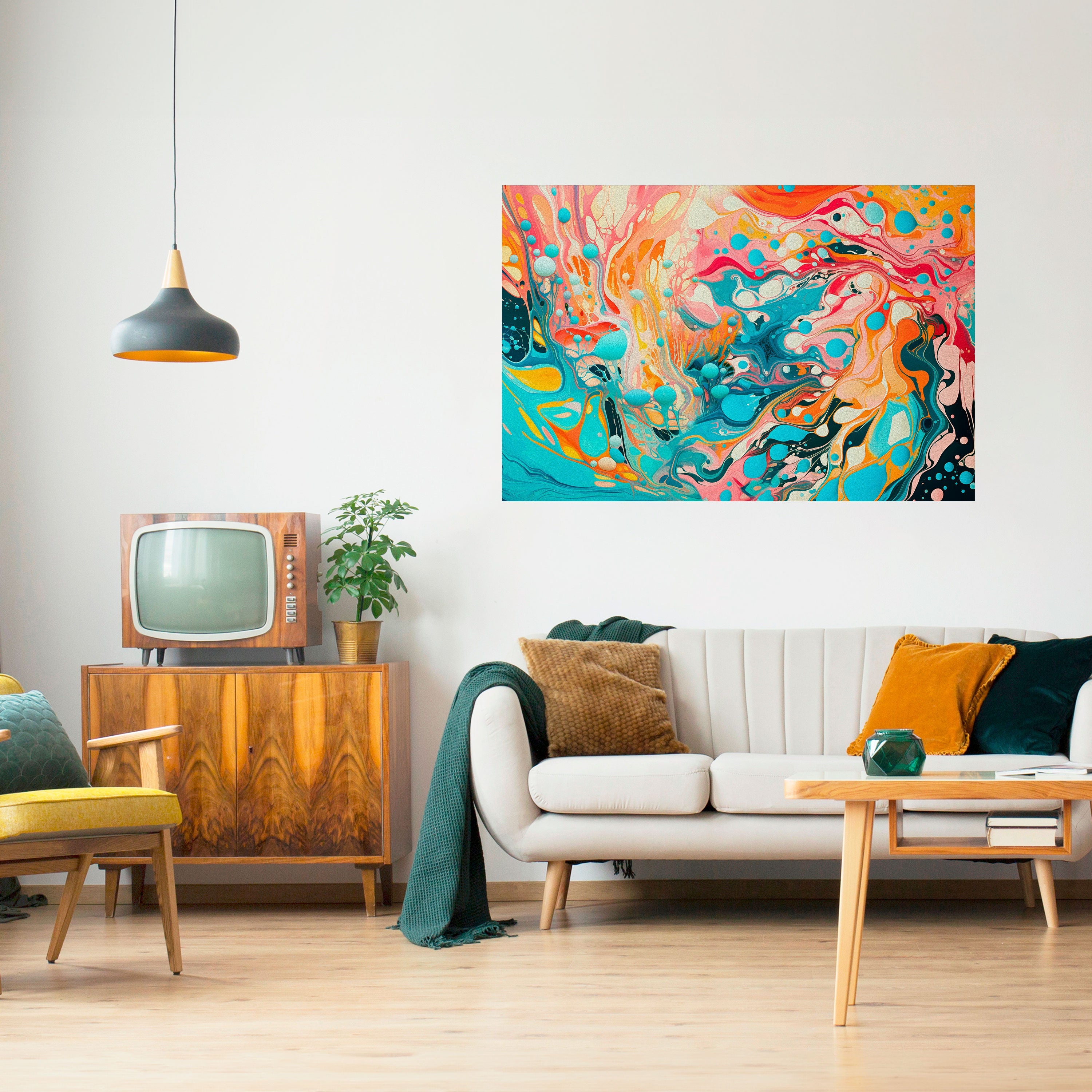 Affiche horizontale autocollante ARTISTIC ALCHEMY