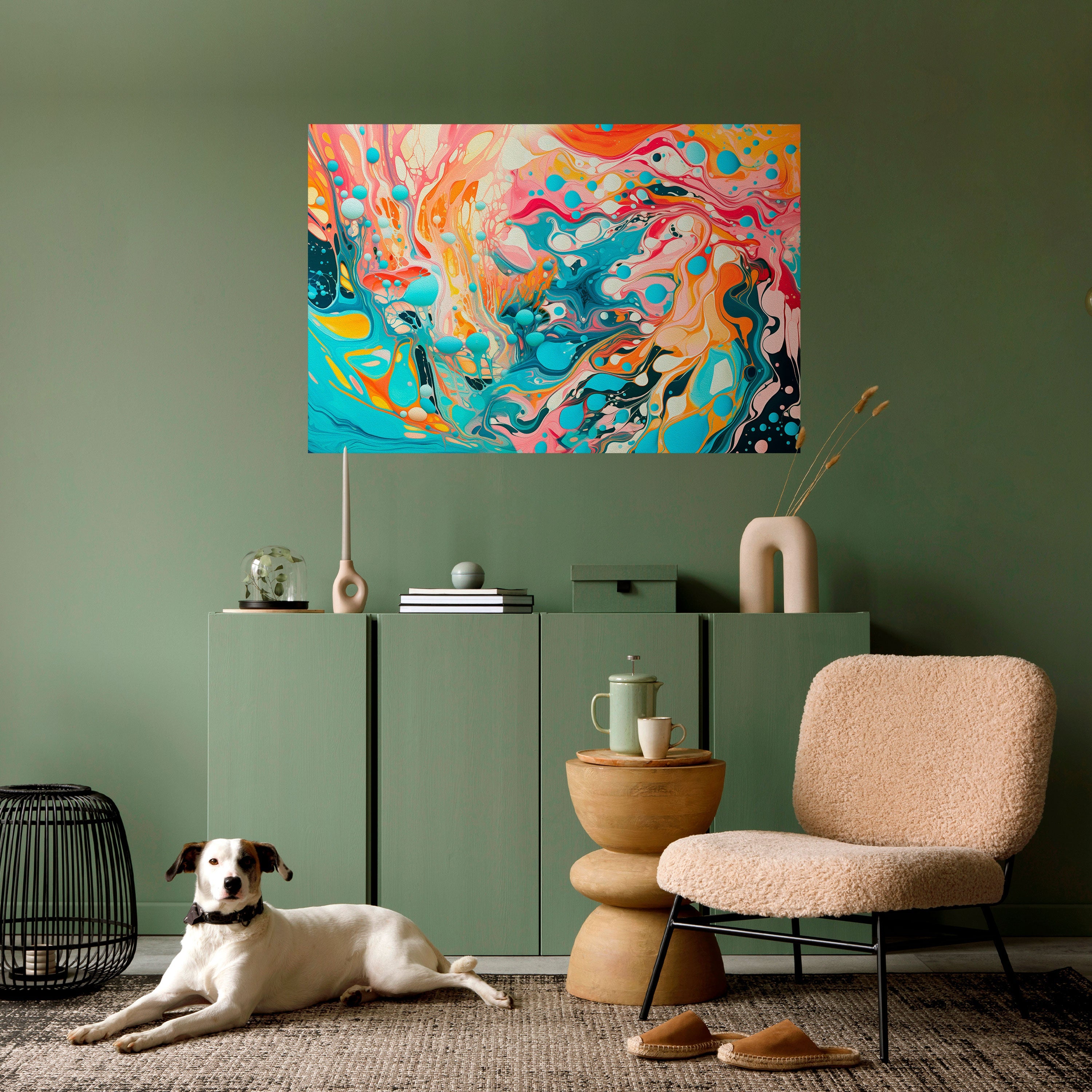 Affiche horizontale autocollante ARTISTIC ALCHEMY