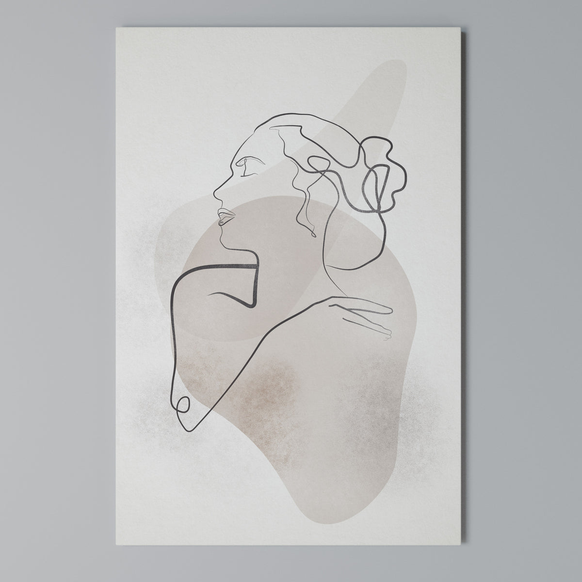 GRACEFUL LINES Vertical Canvas Print