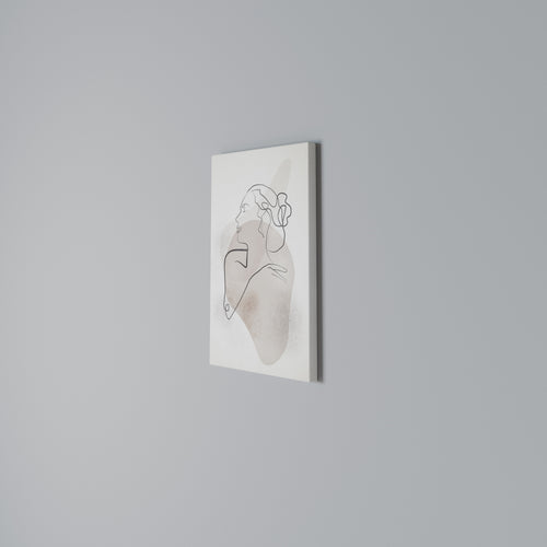 GRACEFUL LINES Vertical Canvas Print