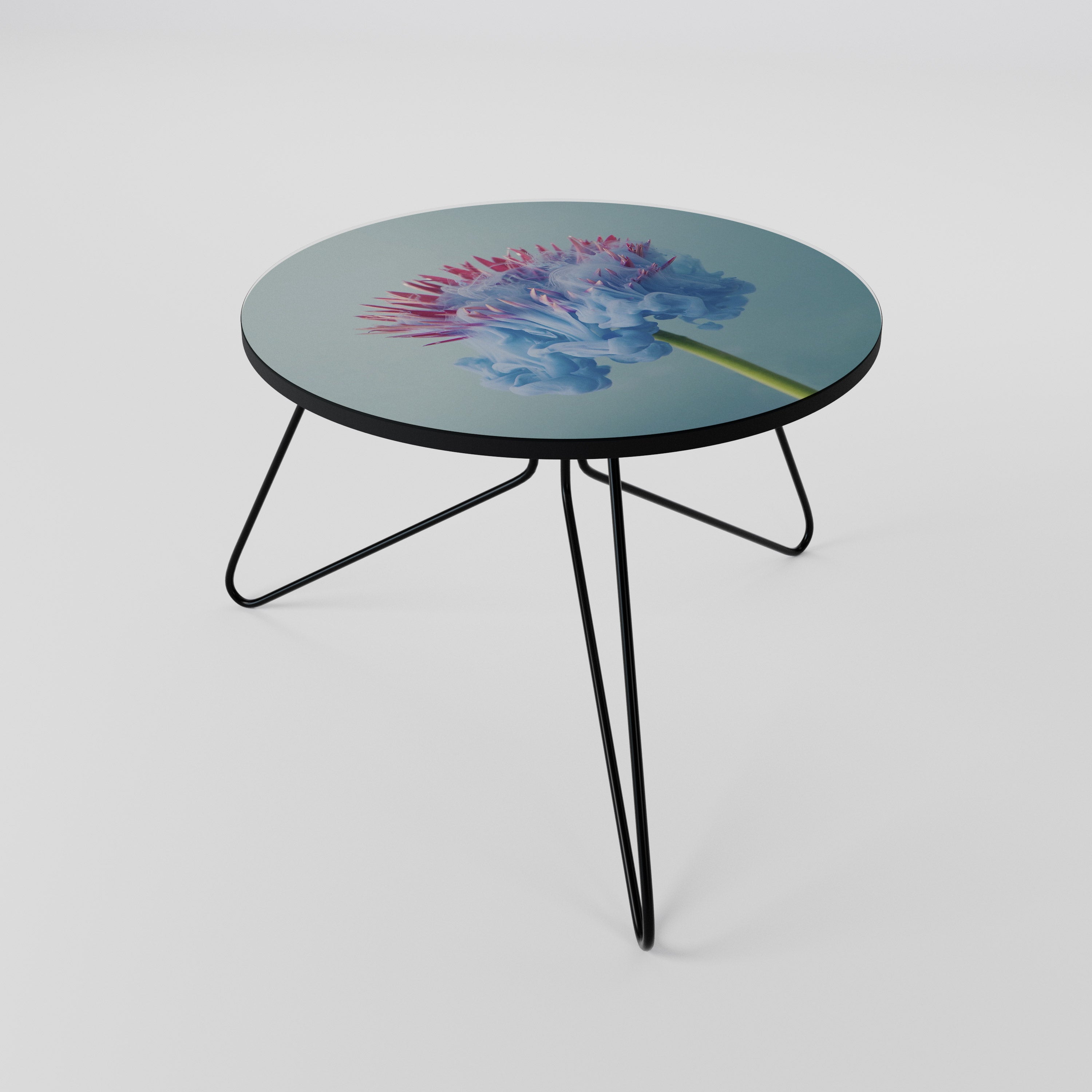Table basse MISTY BLUE EXPLOSION 60