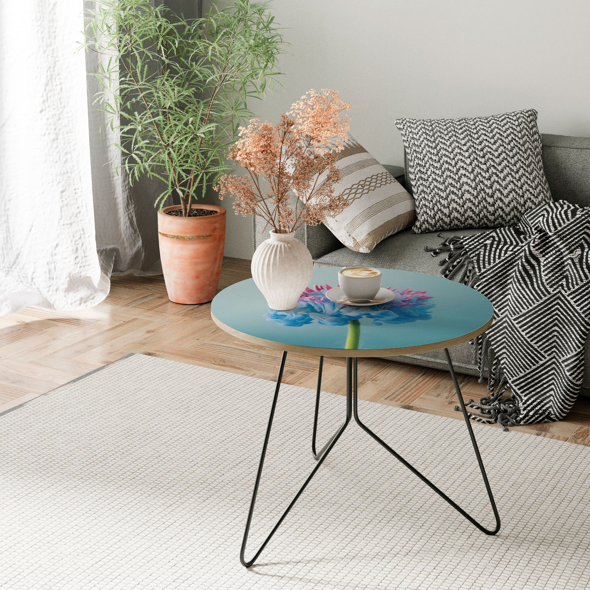 MISTY BLUE EXPLOSION Coffee Table