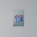 MISTY BLUE EXPLOSION Vertical Canvas Print