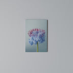 MISTY BLUE EXPLOSION Vertical Canvas Print
