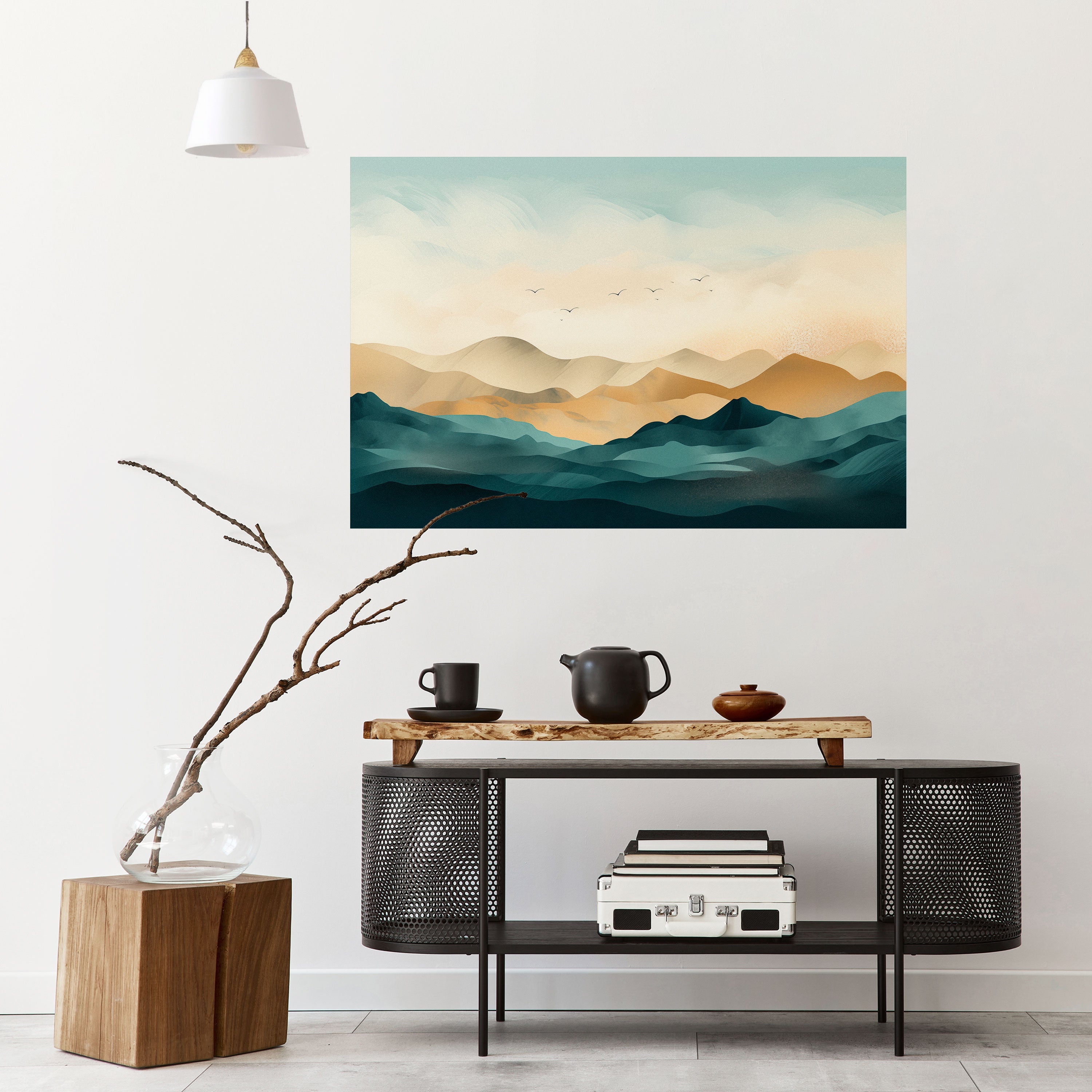 Affiche horizontale autocollante MOUNTAIN MELODY