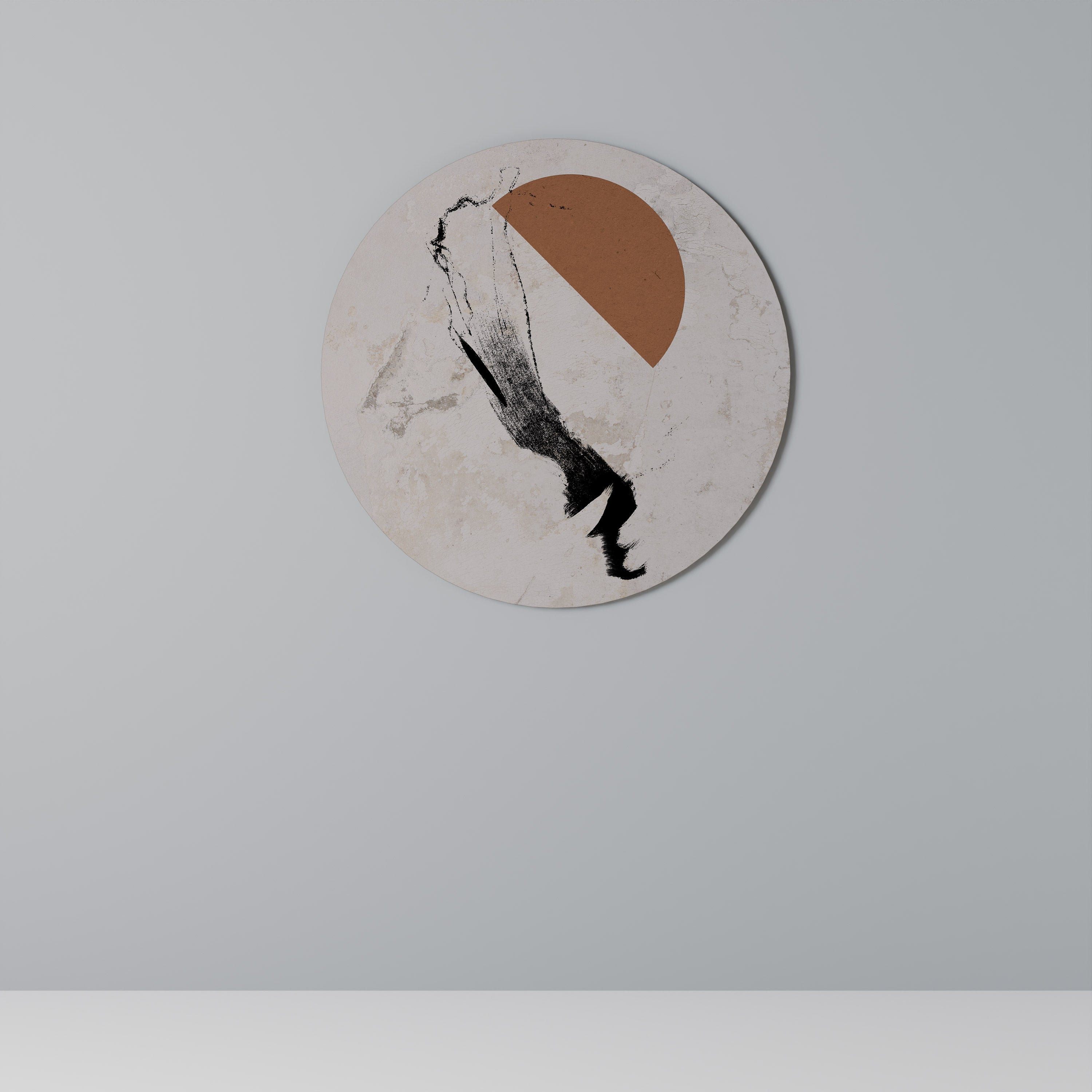 OMBRES DE L'IMAGINATION Art mural rond